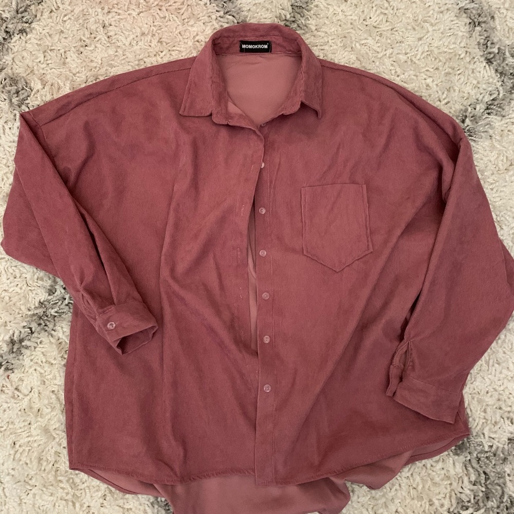 Rose pink corduroy jacket 6